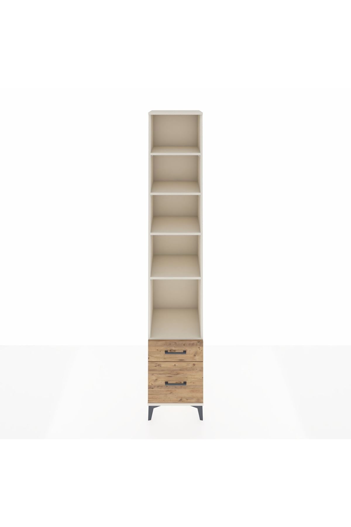 Hyperion Dolap 5 Raflı 2 Çekmeceli 44x44x243 Aytaşı-Çam