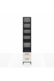 Hyperion Dolap 5 Raflı 2 Çekmeceli 44x44x243 Antrasit-Aytaşı