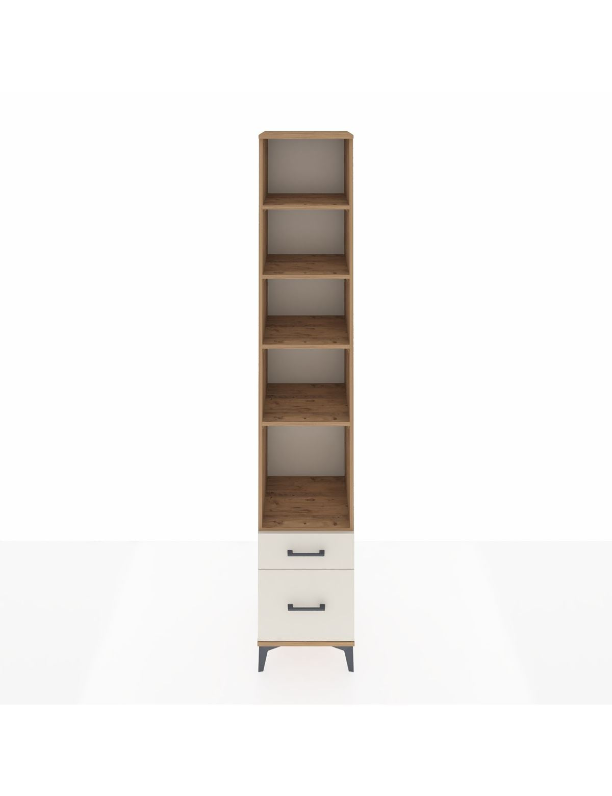 Hyperion Dolap 5 Raflı 2 Çekmeceli 44x44x243 Çam-Aytaşı