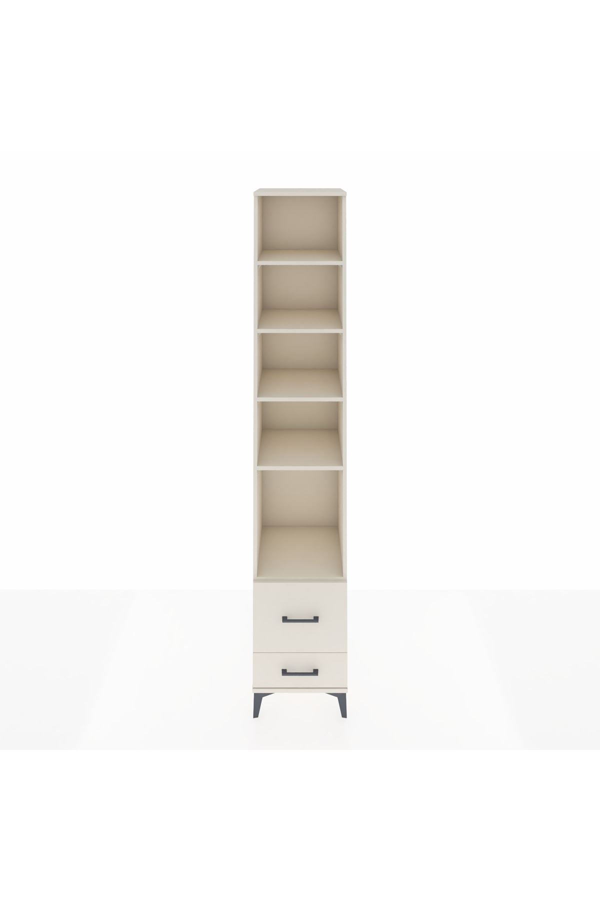 Hyperion Dolap 5 Raflı 2 Çekmeceli 44x44x243 Aytaşı-Aytaşı