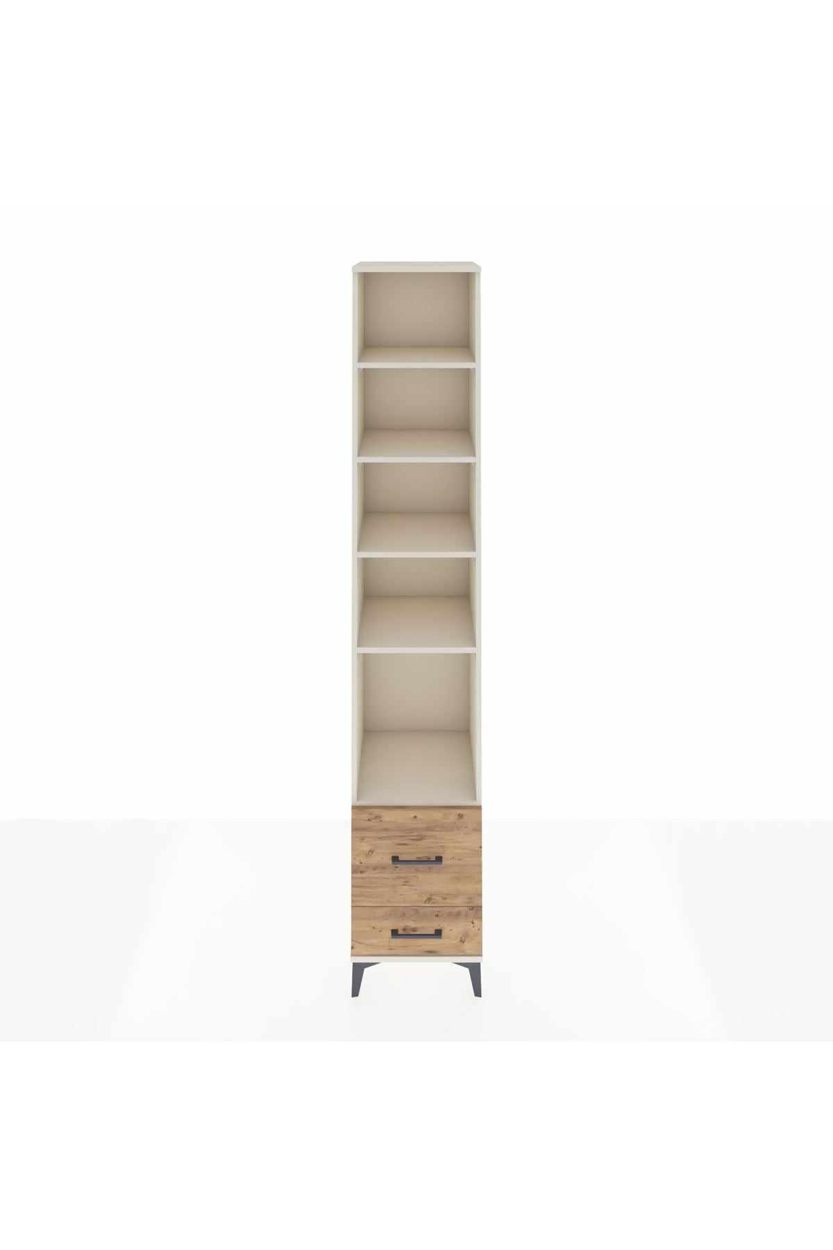 Hyperion Dolap 5 Raflı 2 Çekmeceli 44x44x243 Aytaşı-Çam