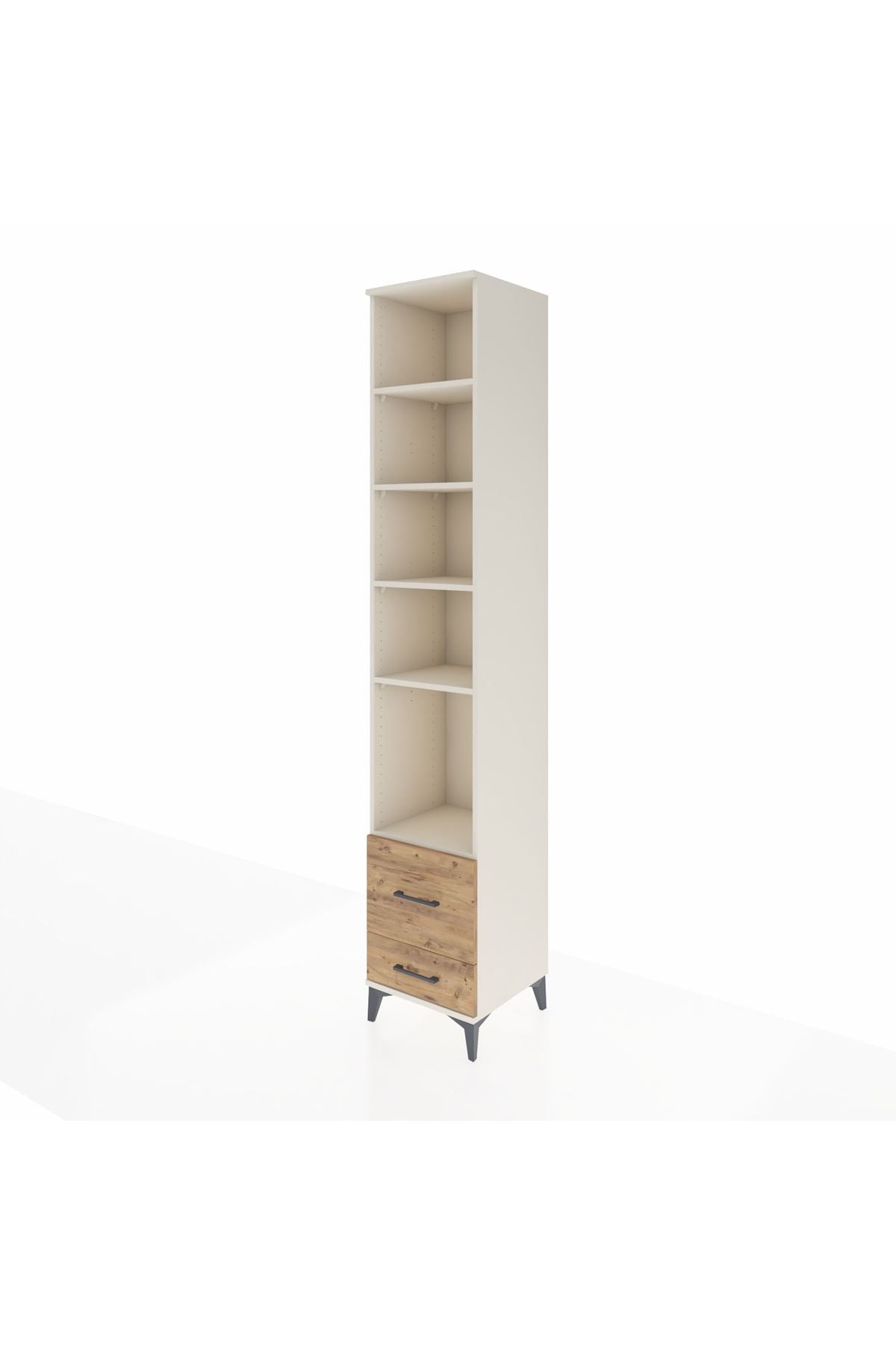 Hyperion Dolap 5 Raflı 2 Çekmeceli 44x44x243 Aytaşı-Çam