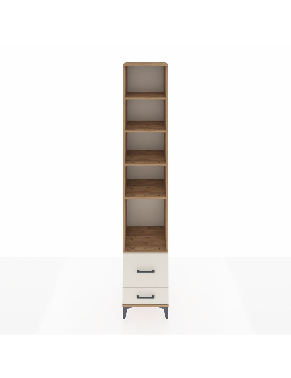 Hyperion Dolap 5 Raflı 2 Çekmeceli 44x44x243 Çam-Aytaşı