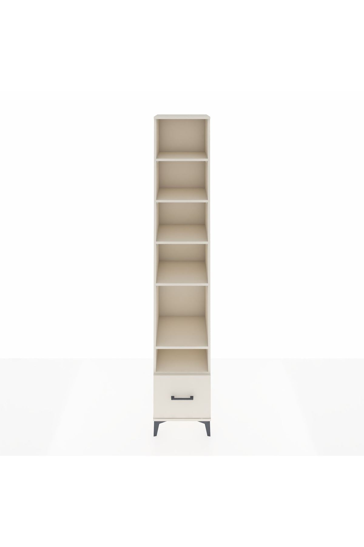 Hyperion Dolap 6 Raflı Tek Çekmeceli 44x44x243 Aytaşı-Aytaşı