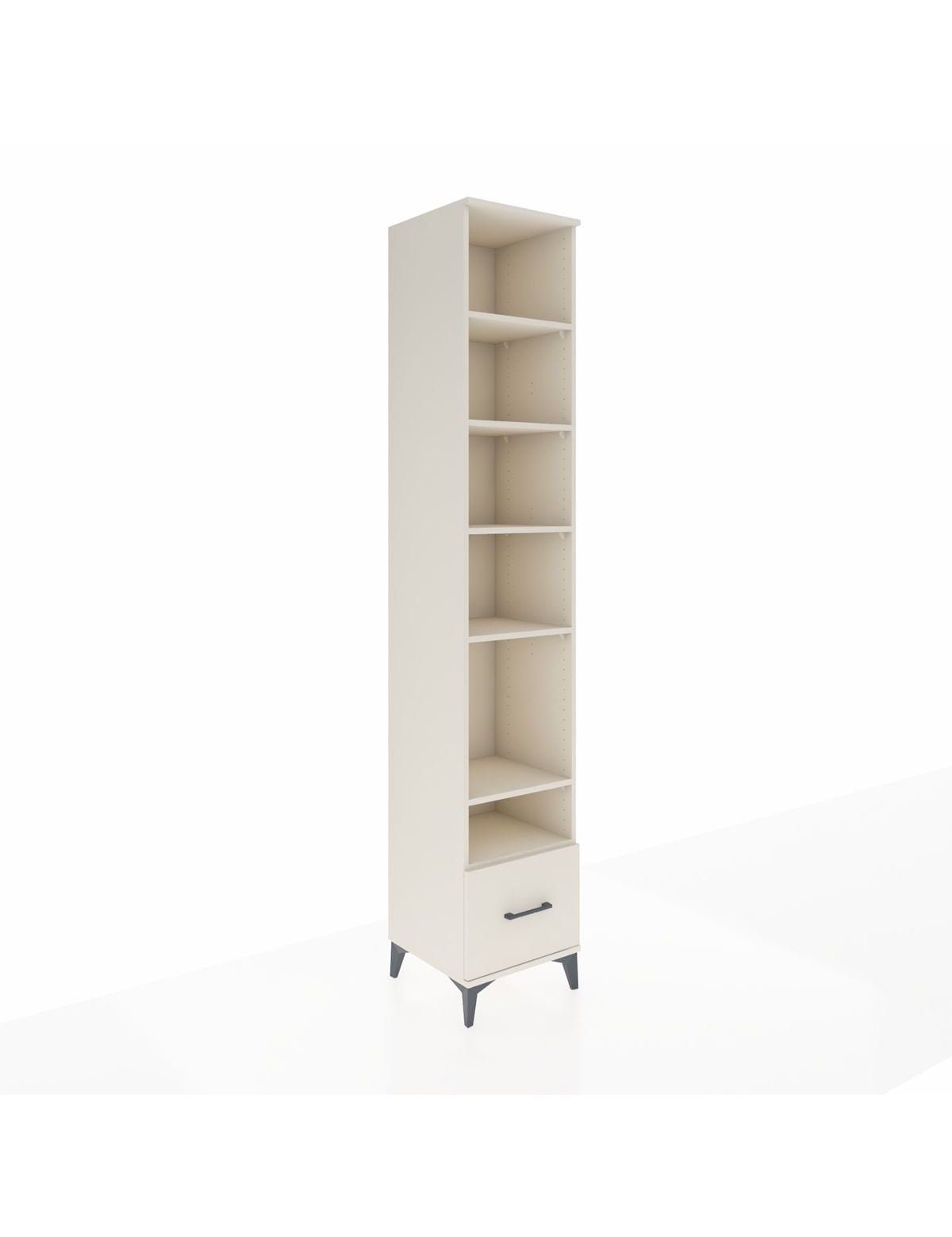 Hyperion Dolap 6 Raflı Tek Çekmeceli 44x44x243 Aytaşı-Aytaşı