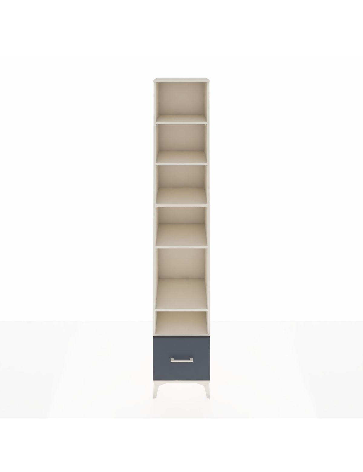 Hyperion Dolap 6 Raflı Tek Çekmeceli 44x44x243 Aytaşı-Antrasit