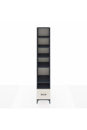 Hyperion Dolap 6 Raflı Tek Çekmeceli 44x44x243 Antrasit-Aytaşı