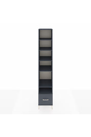 Hyperion Dolap 6 Raflı Tek Çekmeceli 44x44x243 Antrasit-Antrasit