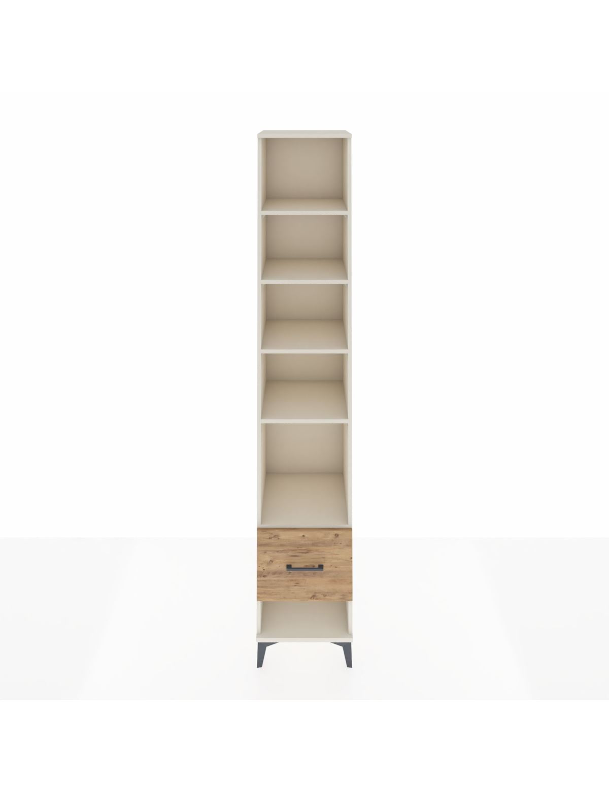 Hyperion Dolap 5 Raflı Tek Çekmeceli 44x44x243 Aytaşı-Çam