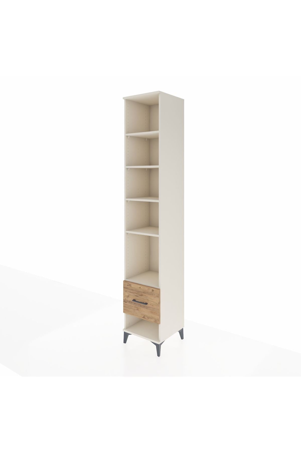 Hyperion Dolap 5 Raflı Tek Çekmeceli 44x44x243 Aytaşı-Çam