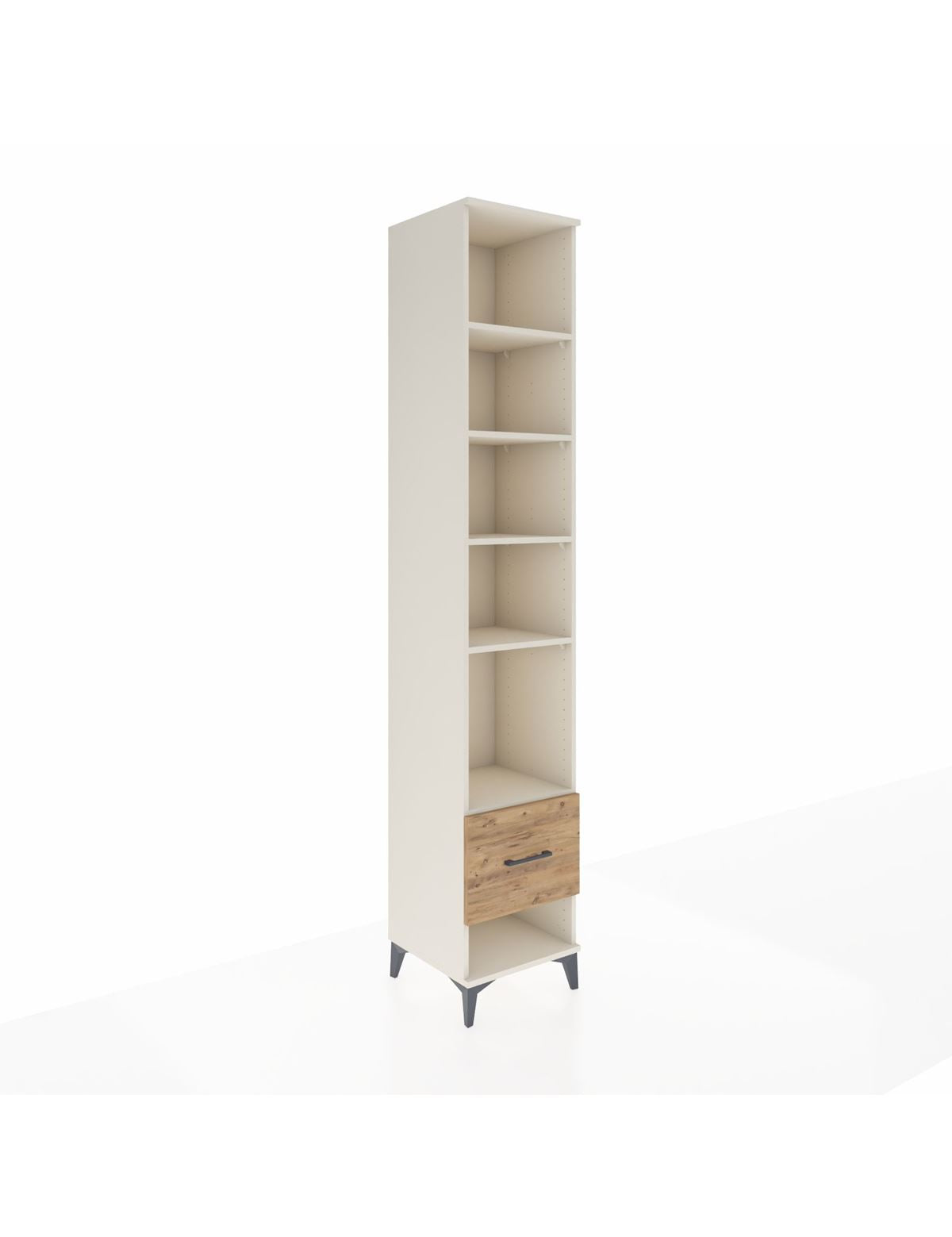 Hyperion Dolap 5 Raflı Tek Çekmeceli 44x44x243 Aytaşı-Çam