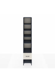 Hyperion Dolap 5 Raflı Tek Çekmeceli 44x44x243 Antrasit-Aytaşı