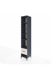 Hyperion Dolap 5 Raflı Tek Çekmeceli 44x44x243 Antrasit-Aytaşı