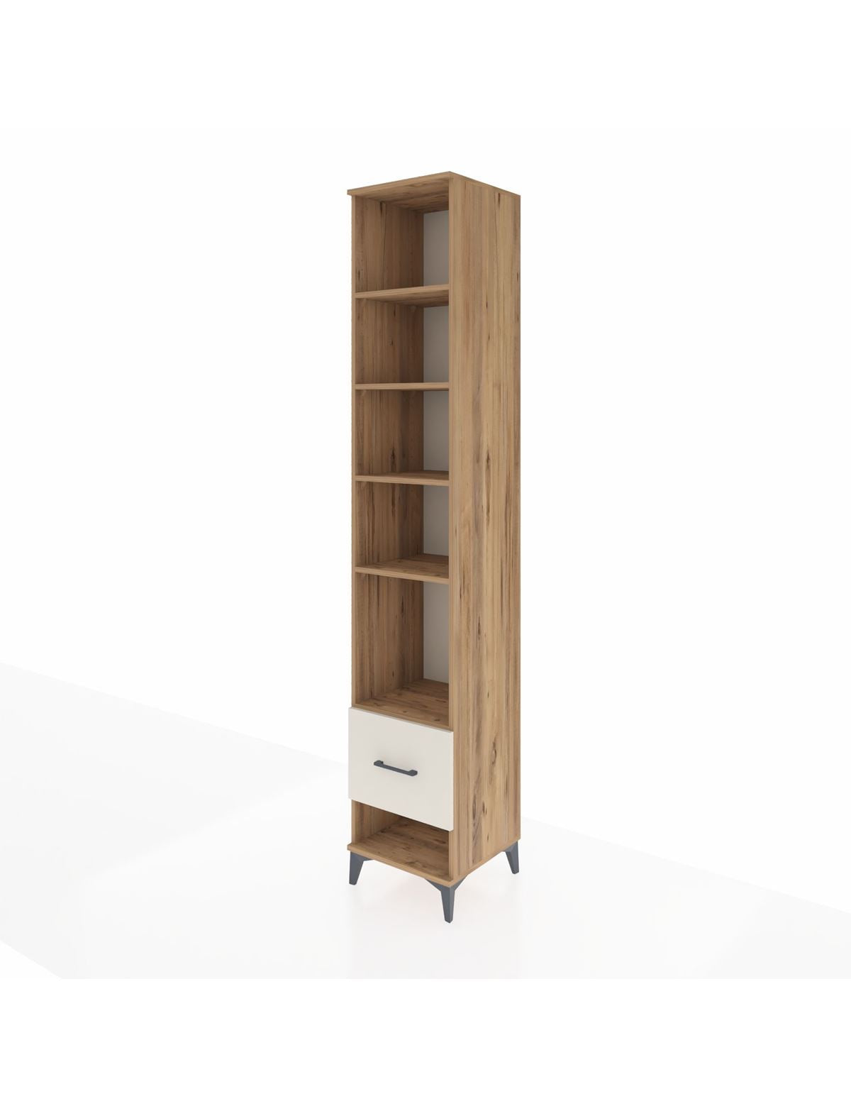 Hyperion Dolap 5 Raflı Tek Çekmeceli 44x44x243 - S64M088V7B