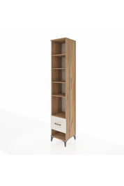 Hyperion Dolap 5 Raflı Tek Çekmeceli 44x44x243 Çam-Aytaşı
