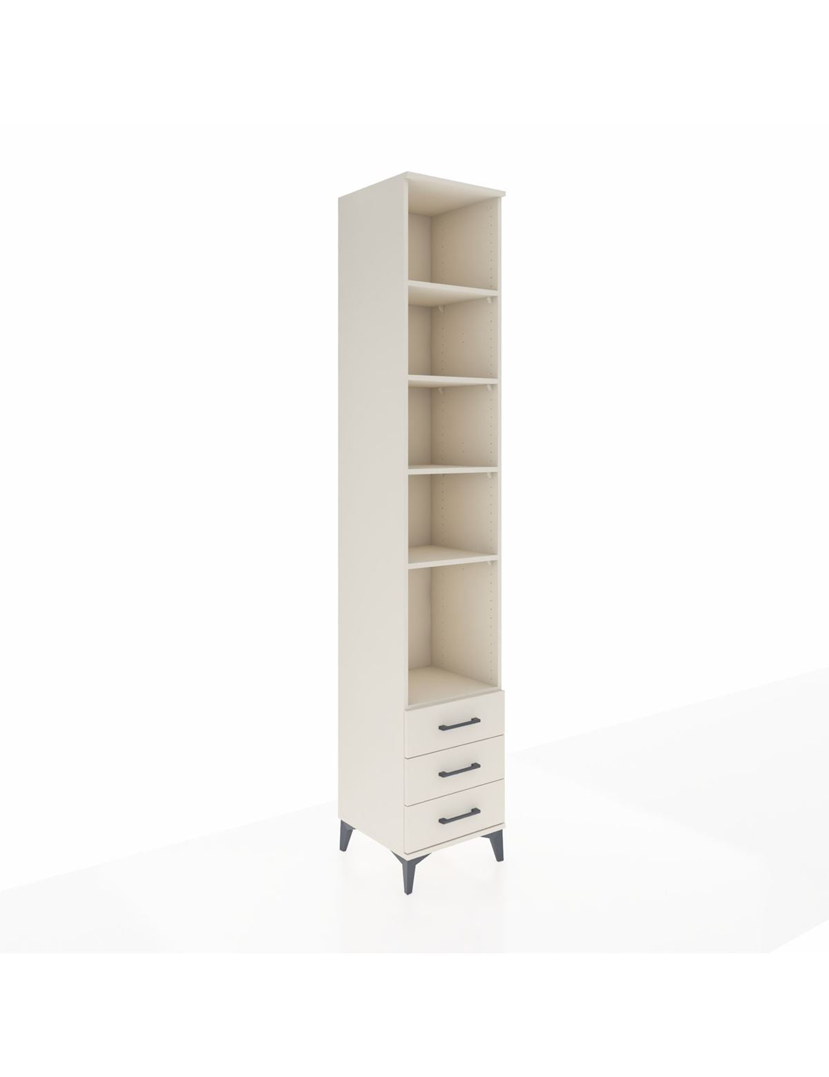 Hyperion Dolap 5 Raflı 3 Çekmeceli 44x44x243 Aytaşı-Aytaşı