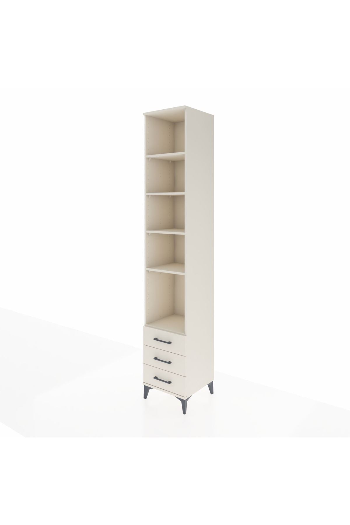 Hyperion Dolap 5 Raflı 3 Çekmeceli 44x44x243 Aytaşı-Aytaşı