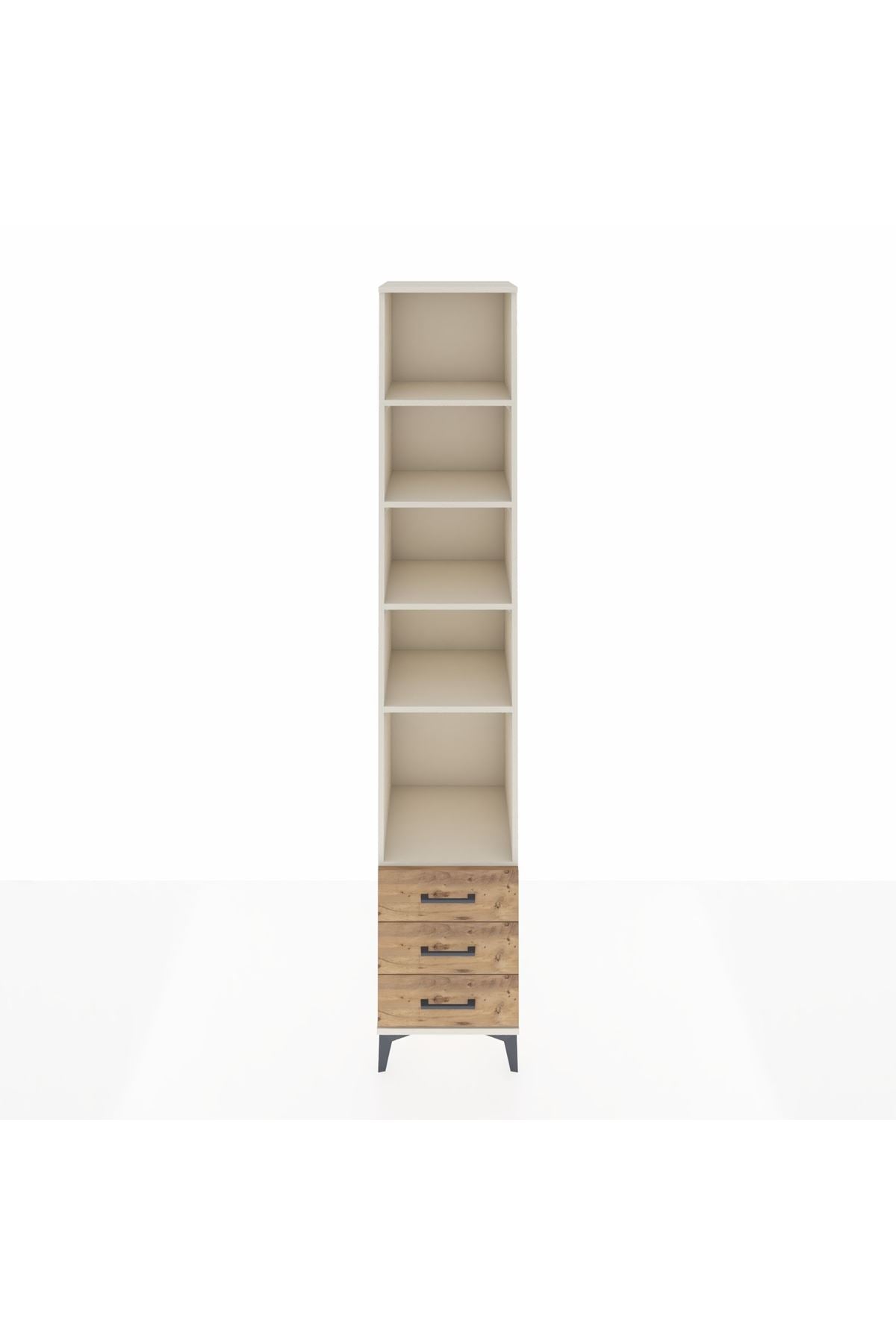 Hyperion Dolap 5 Raflı 3 Çekmeceli 44x44x243 Aytaşı-Çam