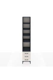 Hyperion Dolap 5 Raflı 3 Çekmeceli 44x44x243 Antrasit-Aytaşı