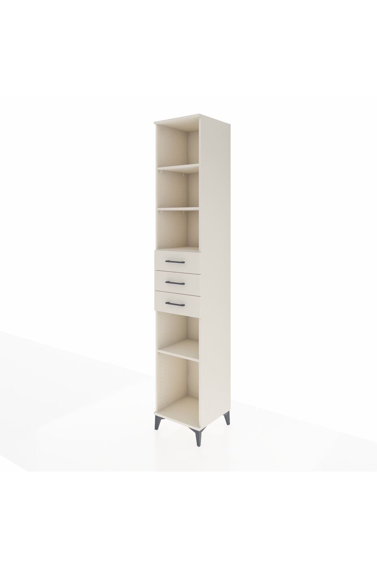 Hyperion Dolap 4 Raflı 3 Çekmeceli 44x44x243 Aytaşı-Aytaşı