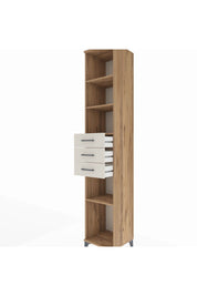 Hyperion Dolap 4 Raflı 3 Çekmeceli 44x44x243 Çam-Aytaşı