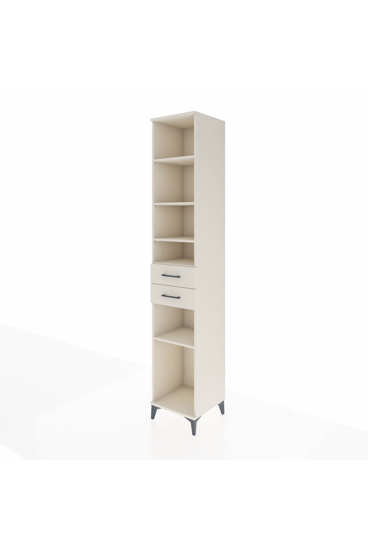 Hyperion Dolap 5 Raflı 2 Çekmeceli 44x44x243 Aytaşı-Aytaşı