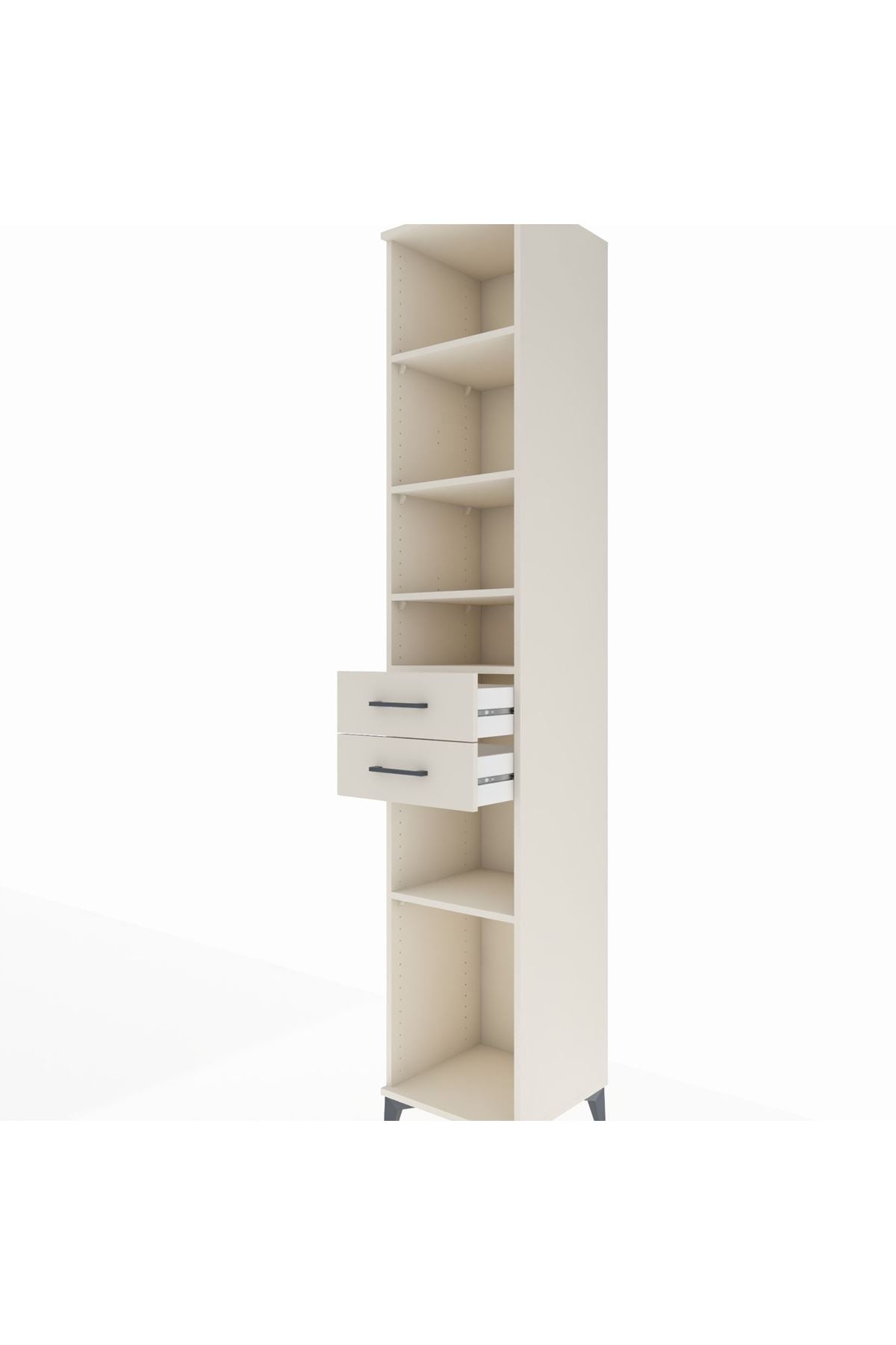 Hyperion Dolap 5 Raflı 2 Çekmeceli 44x44x243 Aytaşı-Aytaşı