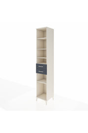 Hyperion Dolap 5 Raflı 2 Çekmeceli 44x44x243 Aytaşı-Antrasit