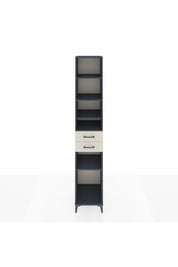 Hyperion Dolap 5 Raflı 2 Çekmeceli 44x44x243 Antrasit-Aytaşı