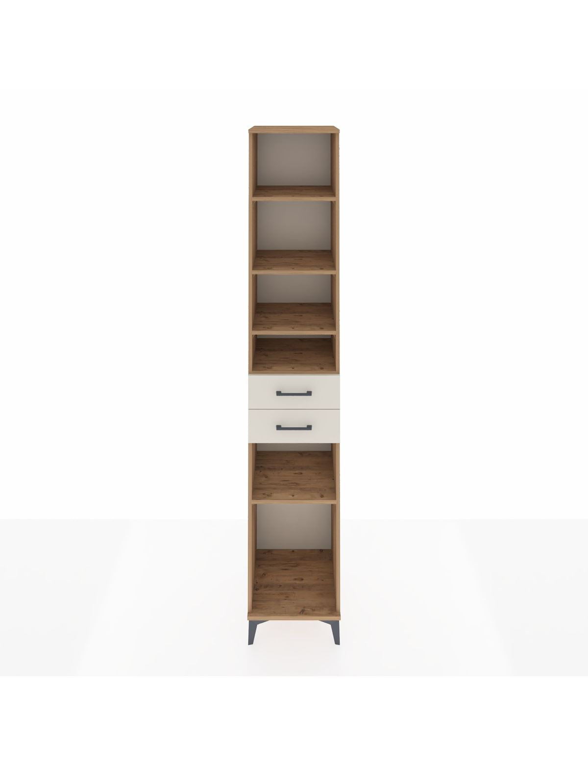 Hyperion Dolap 5 Raflı 2 Çekmeceli 44x44x243 Çam-Aytaşı