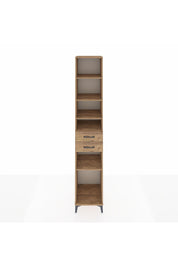 Hyperion Dolap 5 Raflı 2 Çekmeceli 44x44x243 Çam-Çam