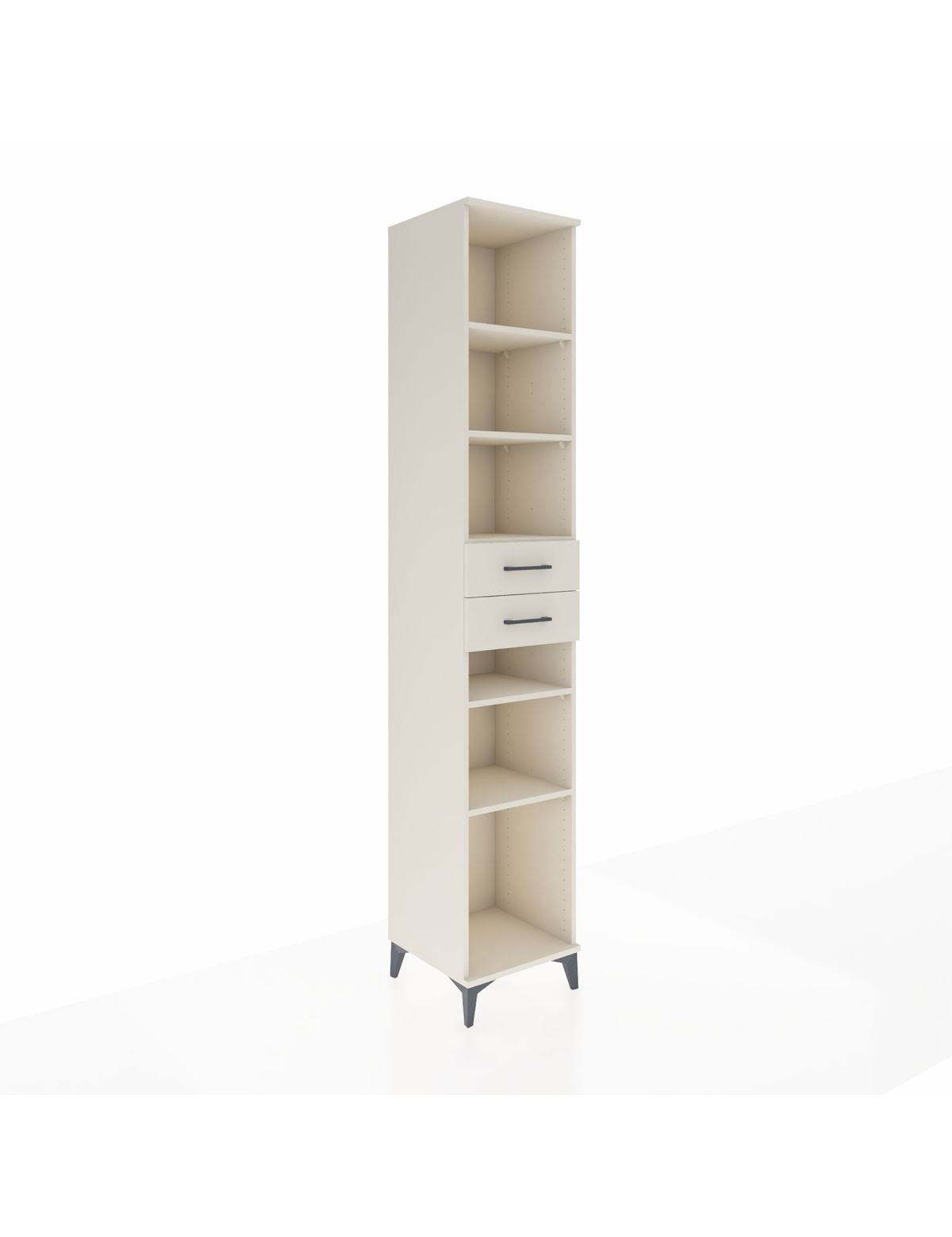 Hyperion Dolap 5 Raflı 2 Çekmeceli 44x44x243 Aytaşı-Aytaşı