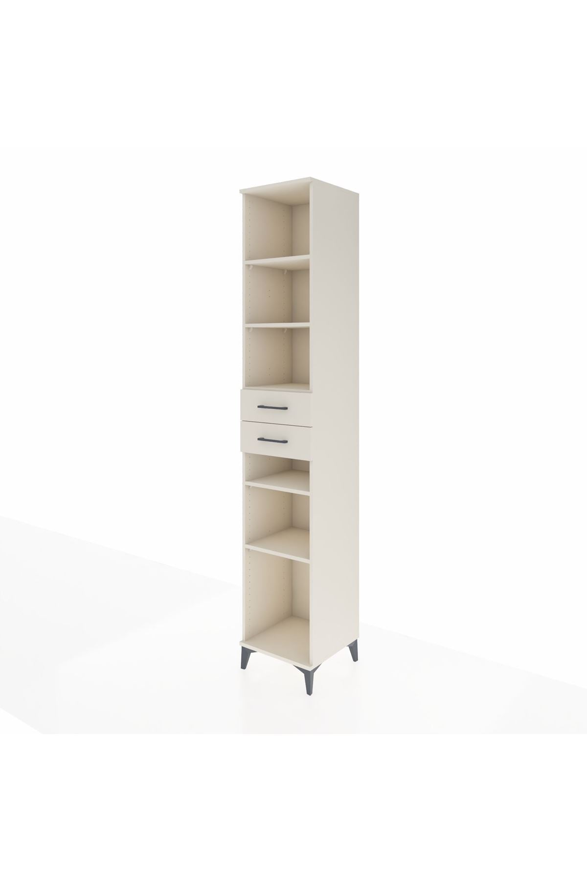 Hyperion Dolap 5 Raflı 2 Çekmeceli 44x44x243 Aytaşı-Aytaşı