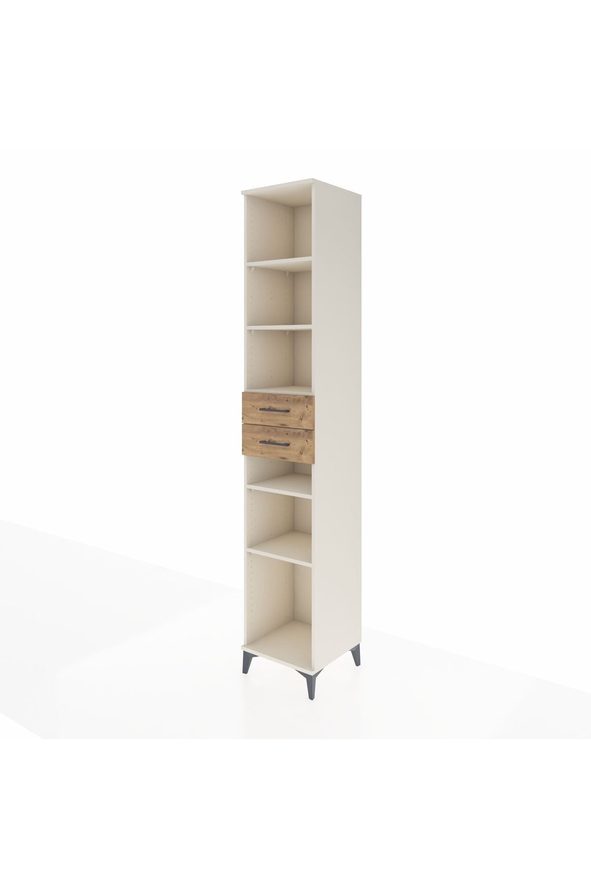 Hyperion Dolap 5 Raflı 2 Çekmeceli 44x44x243 Aytaşı-Çam