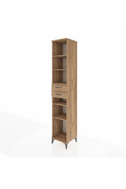 Hyperion Dolap 5 Raflı 2 Çekmeceli 44x44x243 Çam-Çam