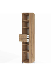 Hyperion Dolap 5 Raflı 2 Çekmeceli 44x44x243 Çam-Çam