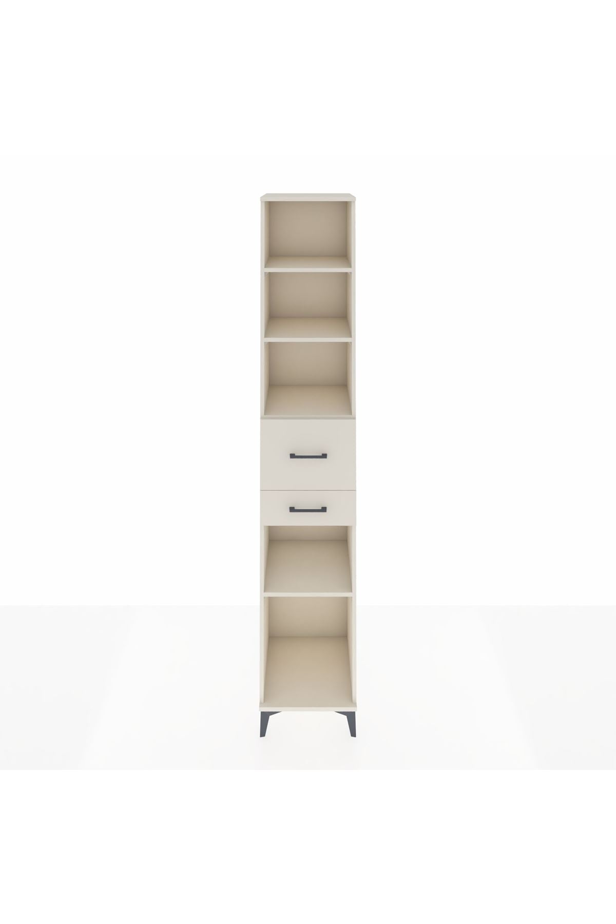 Hyperion Dolap 4 Raflı 2 Çekmeceli 44x44x243 Aytaşı-Aytaşı