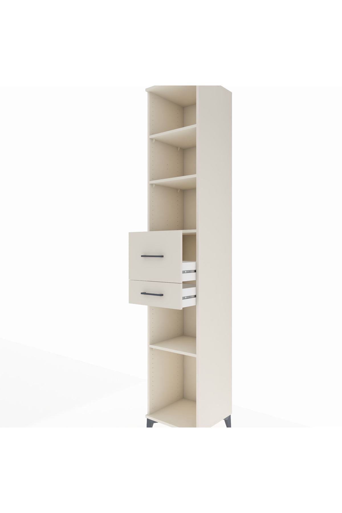 Hyperion Dolap 4 Raflı 2 Çekmeceli 44x44x243 Aytaşı-Aytaşı