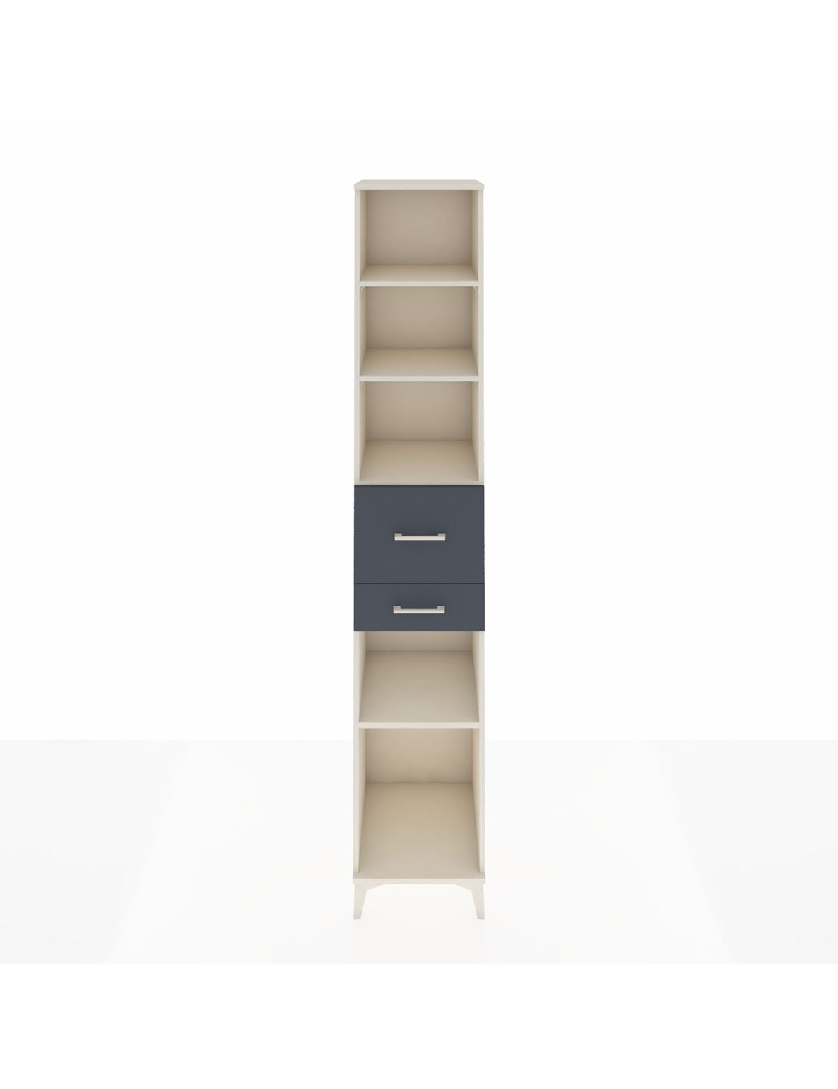 Hyperion Dolap 4 Raflı 2 Çekmeceli 44x44x243 Aytaşı-Antrasit