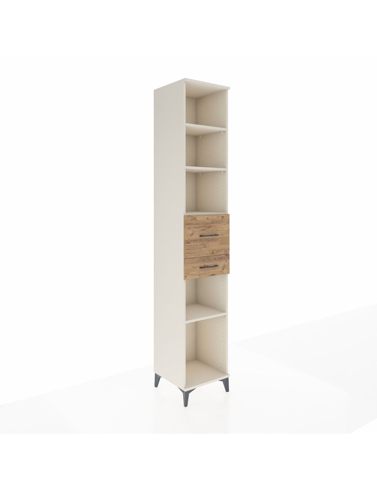 Hyperion Dolap 4 Raflı 2 Çekmeceli 44x44x243 Aytaşı-Çam