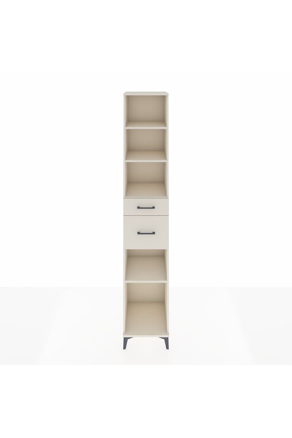 Hyperion Dolap 4 Raflı 2 Çekmeceli 44x44x243 Aytaşı-Aytaşı