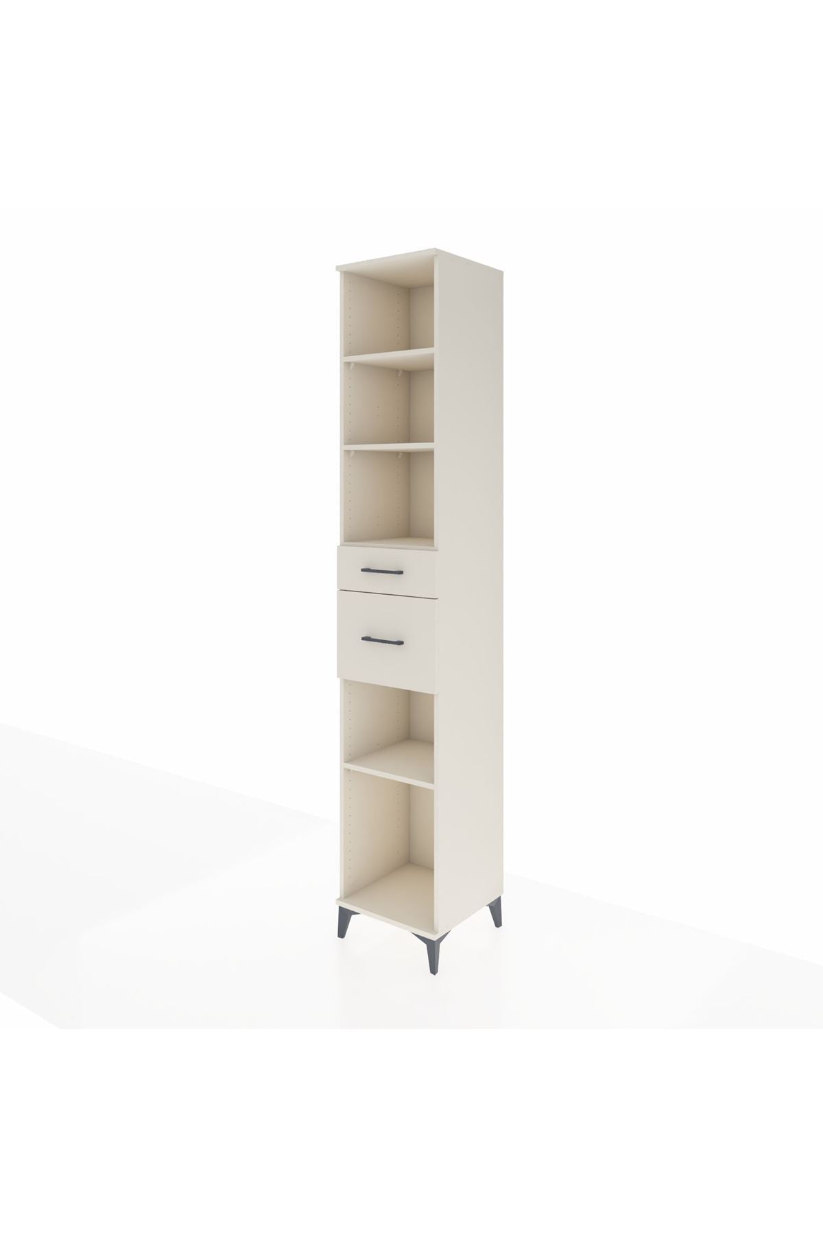 Hyperion Dolap 4 Raflı 2 Çekmeceli 44x44x243 Aytaşı-Aytaşı