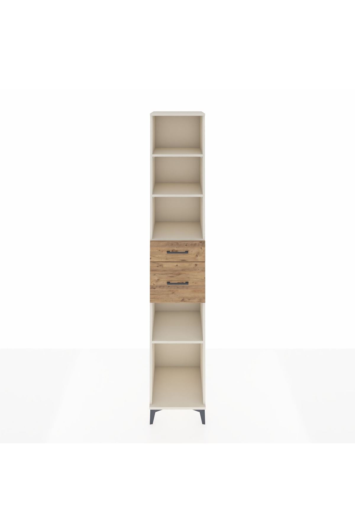 Hyperion Dolap 4 Raflı 2 Çekmeceli 44x44x243 Aytaşı-Çam