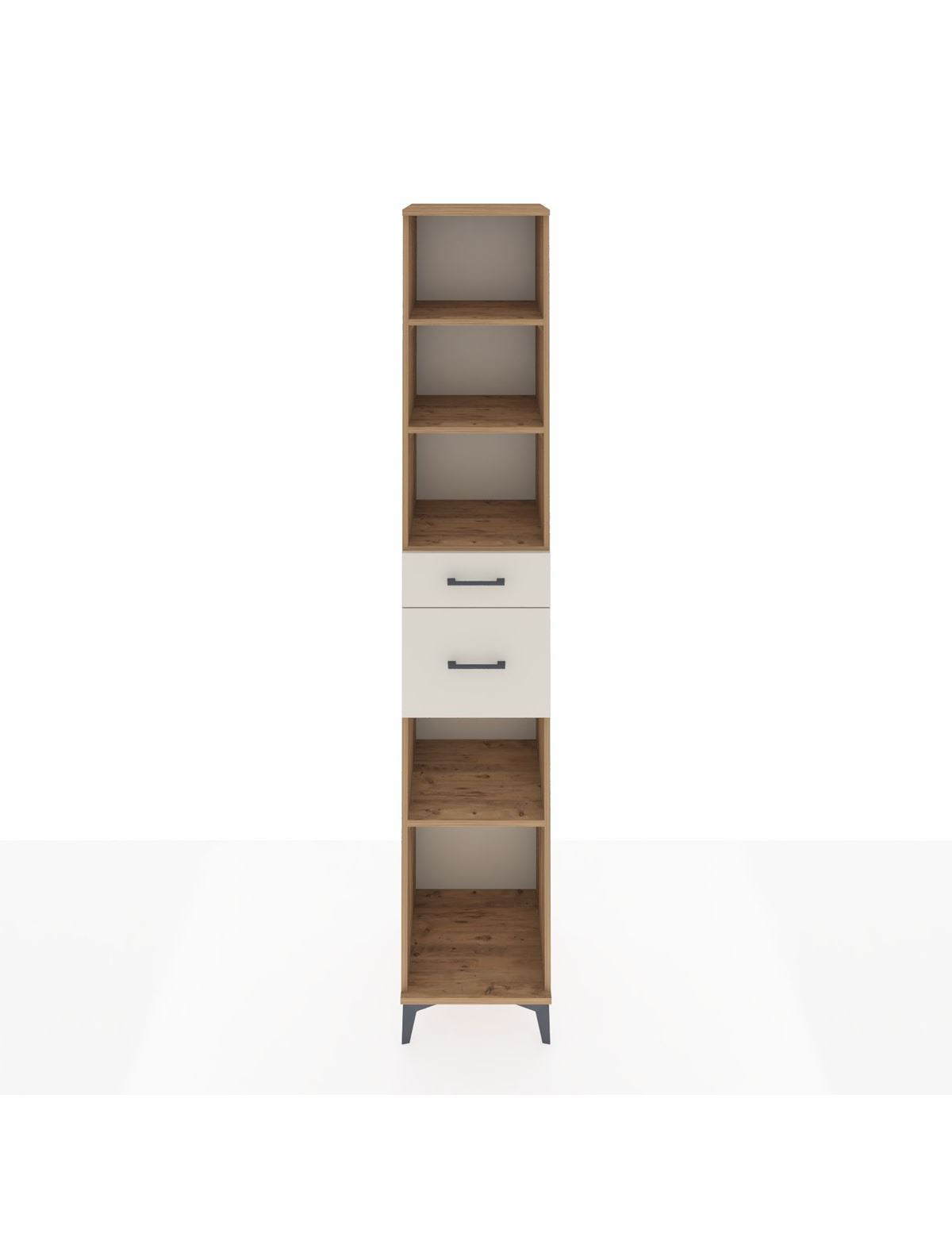 Hyperion Dolap 4 Raflı 2 Çekmeceli 44x44x243 Çam-Aytaşı