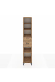 Hyperion Dolap 4 Raflı 2 Çekmeceli 44x44x243 Çam-Çam