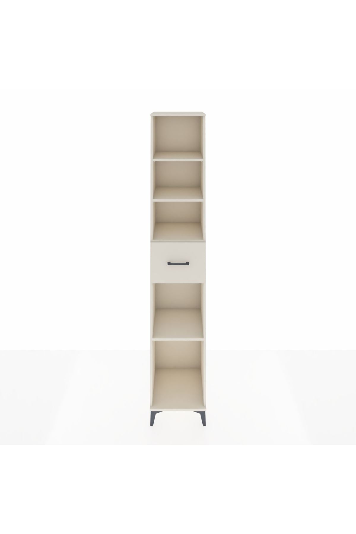 Hyperion Dolap 4 Raflı Tek Çekmeceli 44x44x243 Aytaşı-Aytaşı