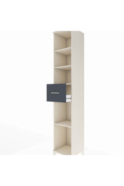 Hyperion Dolap 4 Raflı Tek Çekmeceli 44x44x243 Aytaşı-Antrasit