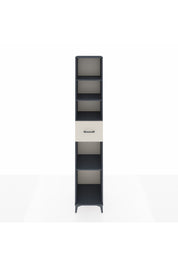 Hyperion Dolap 4 Raflı Tek Çekmeceli 44x44x243 Antrasit-Aytaşı