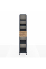 Hyperion Dolap 4 Raflı Tek Çekmeceli 44x44x243 Antrasit-Çam