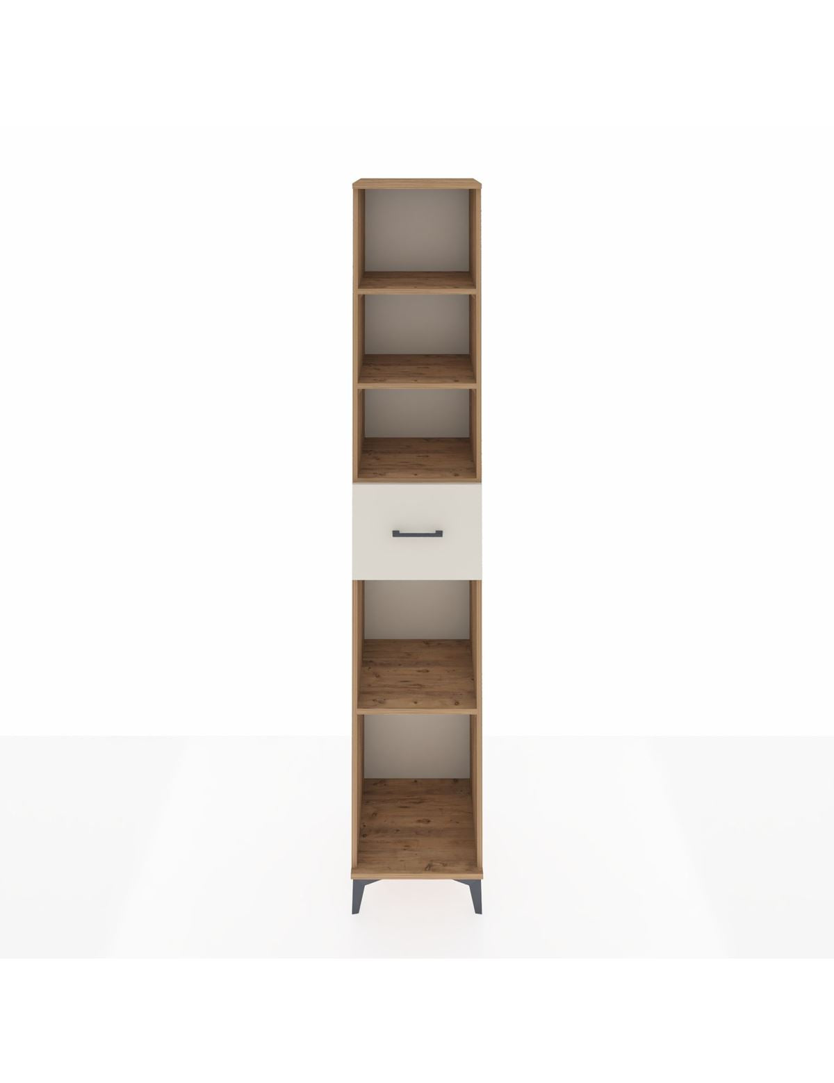 Hyperion Dolap 4 Raflı Tek Çekmeceli 44x44x243 Çam-Aytaşı